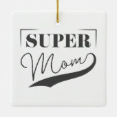 Super Mam Keramisch Ornament (Achterkant)