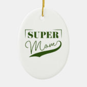 Super Mam Keramisch Ornament (Voorkant)