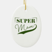 Super Mam Keramisch Ornament (Achterkant)