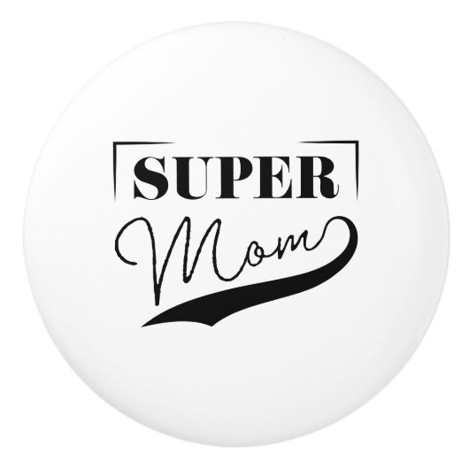 Super Mam Keramische Knop (Voorkant)