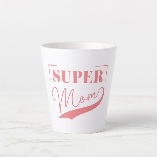 Super Mam Latte Mok (Voorkant)