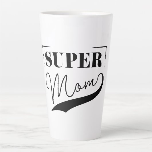 Super Mam Latte Mok (Voorkant)