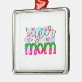 Super Mam Metalen Ornament (Links)