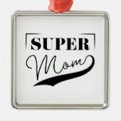 Super Mam Metalen Ornament (Voorkant)