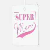 Super Mam Metalen Ornament (Voorkant links)