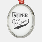 Super Mam Metalen Ornament (Links)