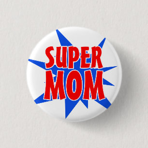 Super Mam Moederdag Button