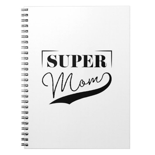 Super Mam Notitieboek (Voorkant)