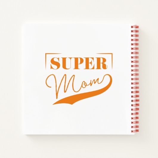 Super Mam Notitieboek (Achterkant)