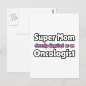 Super mam... oncoloog briefkaart (Voorkant / Achterkant)
