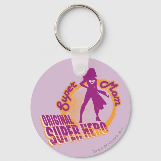 Super mam Original Super Hero Sleutelhanger (Voorkant)