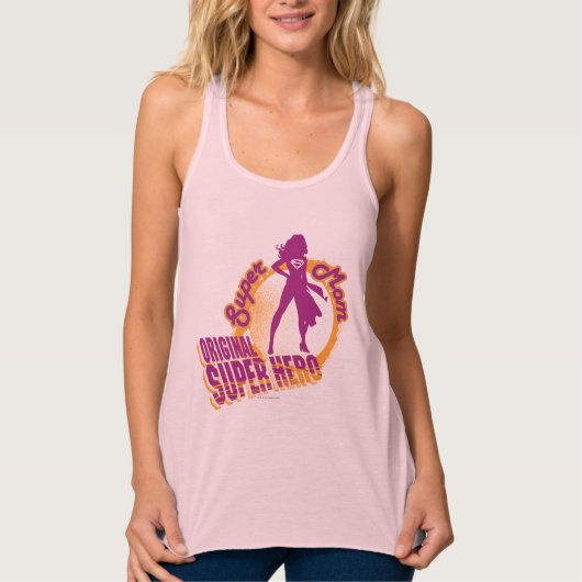 Super mam Original Super Hero Tanktop (Voorkant)