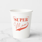 Super Mam Papieren Bekers (Achterkant)