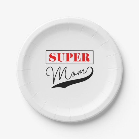 Super Mam Papieren Bordje (Voorkant)