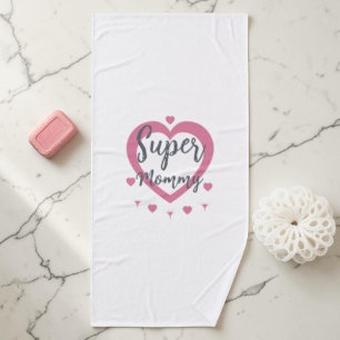 Super Mam Personaliseerd Beste Moeder Cadeau Badha Badhanddoek