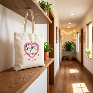 Super Mam Personalized Beste Moeder Cadeau Boodsch Tote Bag
