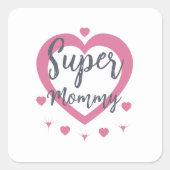 Super Mam Persoonlijke Beste Moeder Cadeau Sticker (Voorkant)