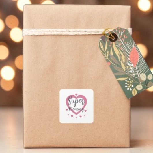 Super Mam Persoonlijke Beste Moeder Cadeau Sticker