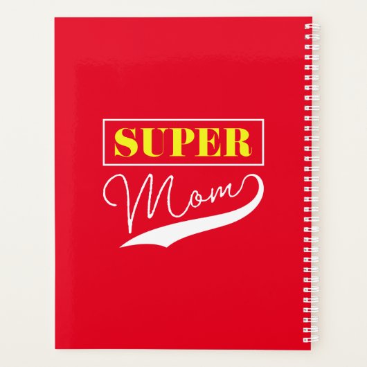 Super Mam Planner (Achterkant)