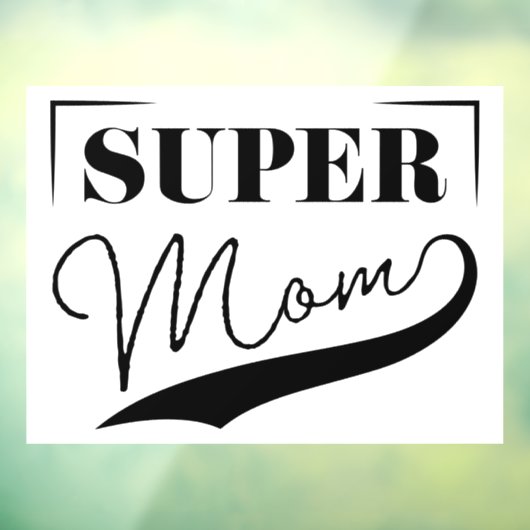 Super Mam Raamsticker (Vel 3)