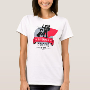 Super Mam rode cape T-shirt