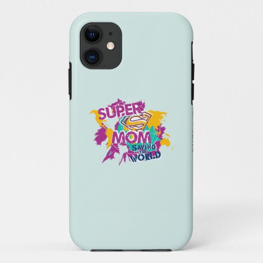 Super mam Saving the World Case-Mate iPhone Case (Achterkant)