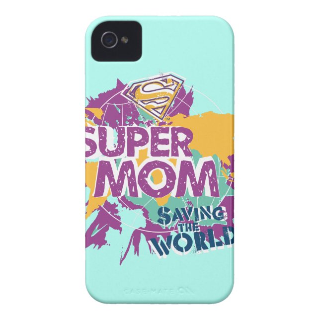 Super mam Saving the World Case-Mate iPhone Case (Achterkant)