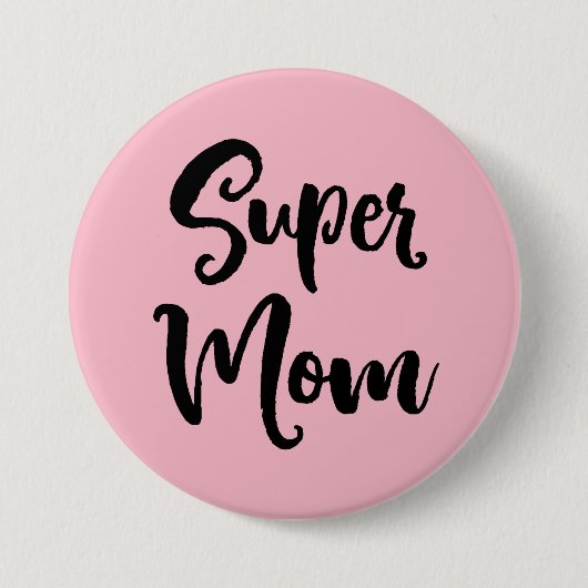 Super Mam Serif Ronde Button 7,6 Cm (Voorkant)