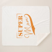 Super Mam Sherpa Deken (Voorkant (horizontaal))