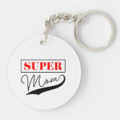 Super Mam Sleutelhanger (Achterkant)