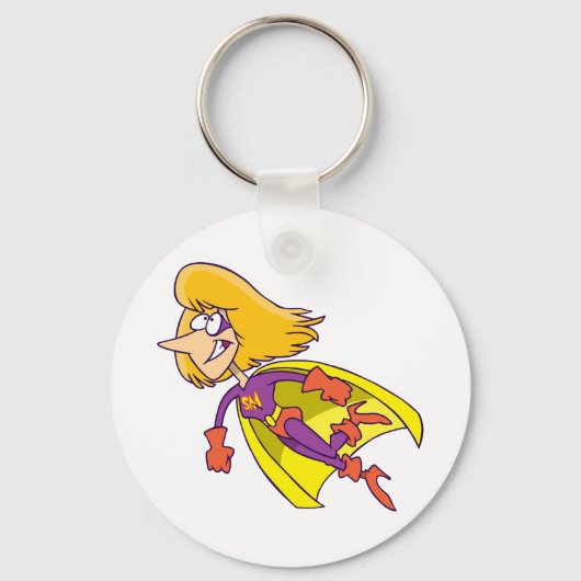 Super Mam Sleutelhanger (Achterkant)