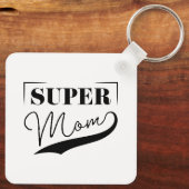 Super Mam Sleutelhanger (Achterkant)