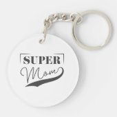 Super Mam Sleutelhanger (Achterkant)