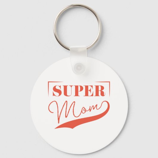 Super Mam Sleutelhanger (Achterkant)