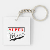 Super Mam Sleutelhanger (Achterkant)