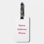 Super Mam Starburst Bagagelabel (Achterkant verticaal)