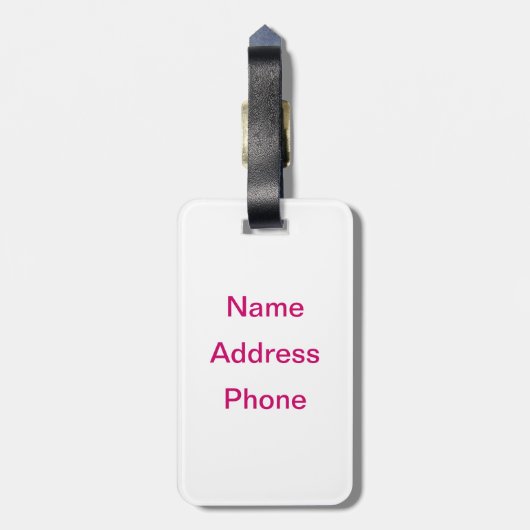 Super Mam Starburst Bagagelabel (Achterkant verticaal)