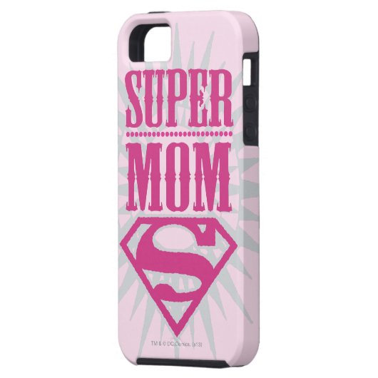 Super Mam Starburst Case-Mate iPhone Case (Achterkant Links)