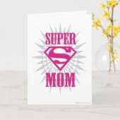 Super Mam Starburst Kaart (Gele Bloem)