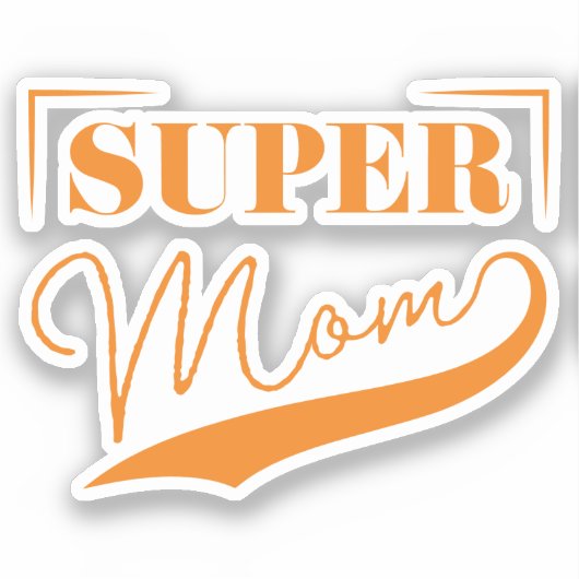 Super Mam Sticker (Voorkant)
