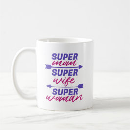 Super mam, super vrouw, super vrouw koffiemok
