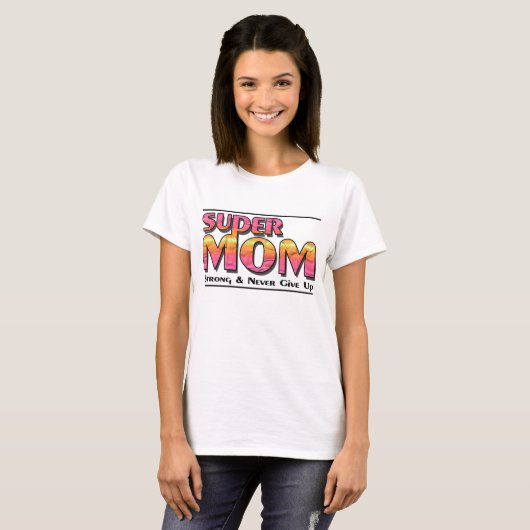 Super Mam T-shirt (Voorkant volledig)