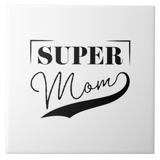 Super Mam Tegeltje (Voorkant)