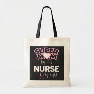 Super mam tegen dag zuster tegen nacht tote bag