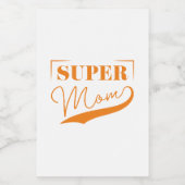 Super Mam Voedselcontainer Etiket (Enkel label)