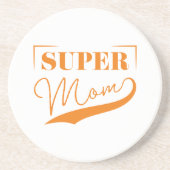 Super Mam Zandsteen Onderzetter (Voorkant)