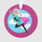 Super mam, zuster, vriend, tante, leraar ornament (voorkant)