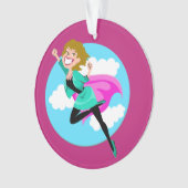 Super mam, zuster, vriend, tante, leraar ornament (voorkant)