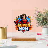 Super Mama Acryl Bord (Huwelijk)