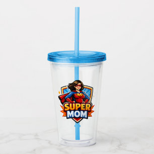 Super Mama Acryl Drinkbeker